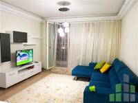 Se izdava namesten stan vo Skopje, Aerodrom so povrshina od 103 m2.
 Ekstra: Klima, Sopstveno parno, Lift, Nova Zgrada, Garaza.
 Cena: 650 EUR
