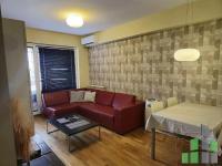 Se izdava namesten stan vo Skopje, Novo Lisiche so povrshina od 45 m2.
 Ekstra: Klima, Centralno Parno, Lift, Nova Zgrada.
 Cena: 350 EUR