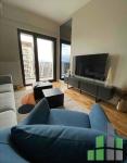 Se izdava namesten stan vo Skopje, Centar so povrshina od 43 m2.
 Ekstra: Klima, Centralno Parno, Lift, Nova Zgrada, Parking.
 Cena: 750 EUR