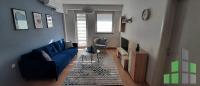 Se izdava namesten stan vo Skopje, Centar so povrshina od 45 m2.
 Ekstra: Klima, Lift, Parking.
 Cena: 400 EUR