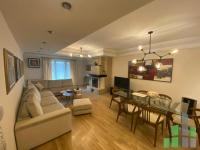 Se izdava namesten stan vo Skopje, Vodno so povrshina od 128 m2.
 Ekstra: Klima, Sopstveno parno, Garaza.
 Cena: 1500 EUR