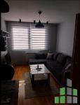 Se izdava namesten stan vo Skopje, Centar so povrshina od 40 m2.
 Ekstra: Klima, Centralno Parno, Greenje na struja, Garaza, Lift.
 Cena: 400 EUR