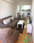 Se izdava namesten stan vo Skopje, Centar so povrshina od 46 m2.
 Ekstra: Klima, Greenje na struja, Lift, Nova Zgrada.
 Cena: 420 EUR