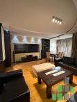 Se izdava namesten stan vo Skopje, Debar Maalo so povrshina od 97 m2.
 Ekstra: Klima, Centralno Parno, Lift, Parking, Garaza.
 Cena: 800 EUR