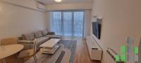 Se izdava namesten stan vo Skopje, Centar so povrshina od 53 m2.
 Ekstra: Klima, Centralno Parno, Lift, Parking, Garaza.
 Cena: 700 EUR